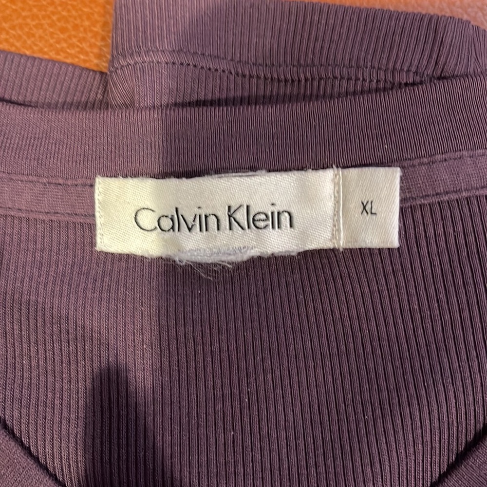 MENS CLAVIN KLEIN RIBBED SHIRT - Picture 5 of 6